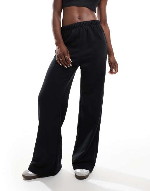 Pantalones negros de pernera ancha y estilo casual años 90 de Cotton On, 3 de 4