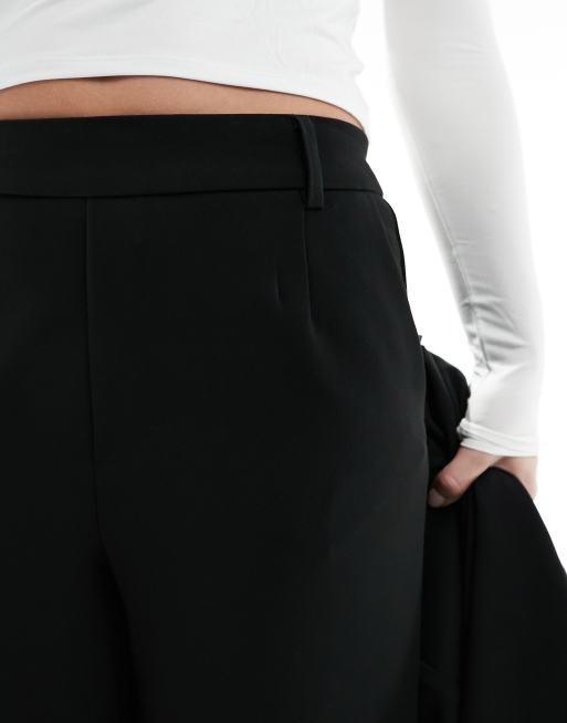 Pantalones negros de pernera ancha y talle alto Mix & Match de Vila (parte de un conjunto), 5 de 5