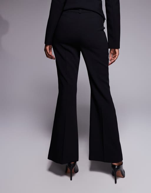 Pantalones negros de pernera recta estilo esmoquin de River Island, 4 de 5