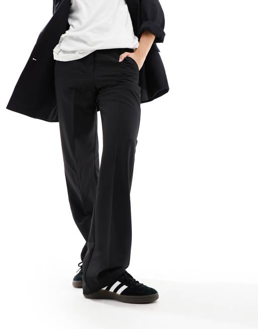 Pantalones negros de pernera recta y corte slim de JJXX