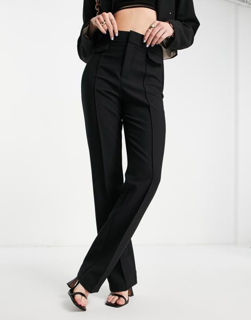 Mango pantalon negro discount mujer