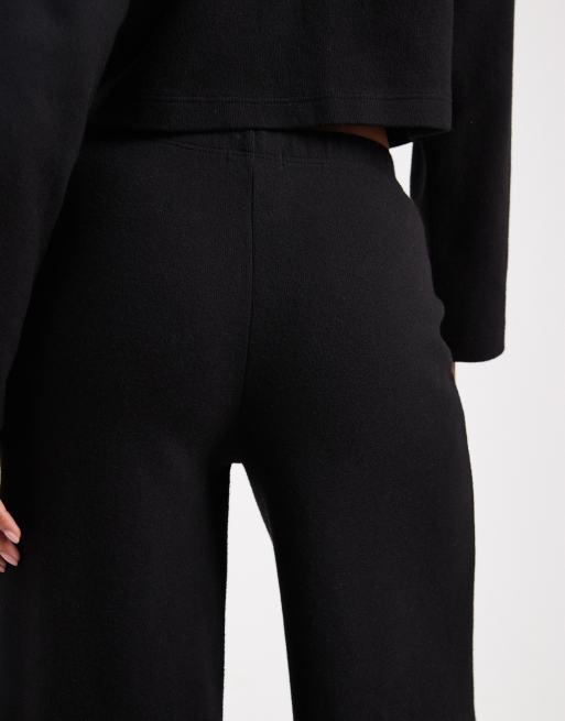 Pantalones negros de tejido muy suave de Miss Selfridge (parte de un conjunto), 3 de 5