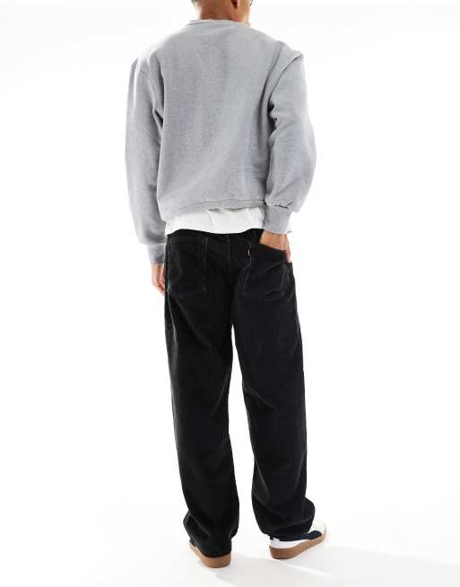 Pantalones negros holgados con 5 bolsillos de pana 578 de Levi's, 2 de 5