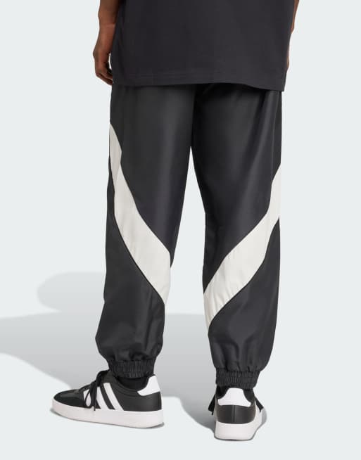 Pantalones negros y blanco hueso Stadium de adidas Performance, 2 de 5