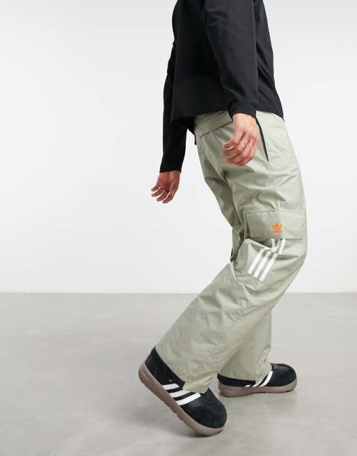 Pantalones para la nieve grises estilo cargo 10k de adidas Snowboarding