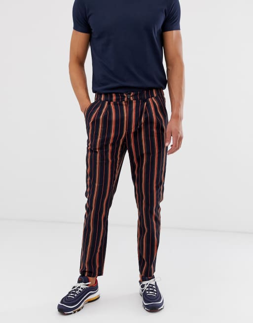 Pantalones pitillo a rayas de ASOS DESIGN