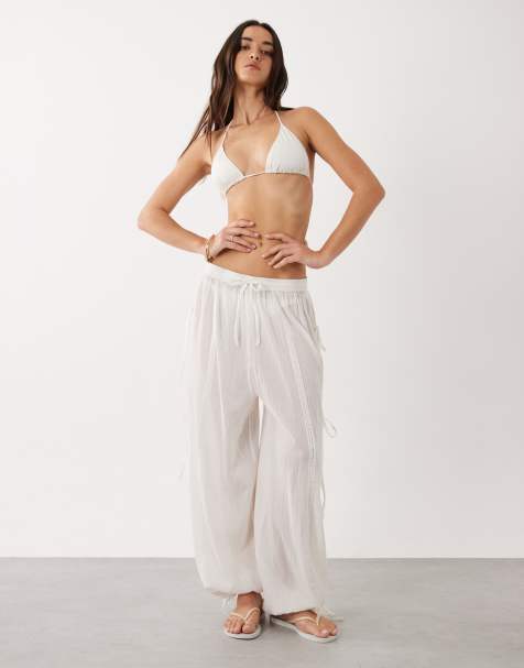 Pantalones playeros blancos semitransparentes de Aray - view 1