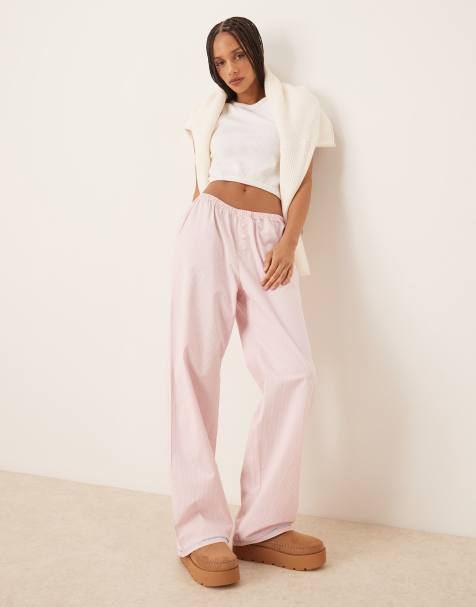 Pantalones rosas a rayas Mix & Match de Urban Threads - view 1