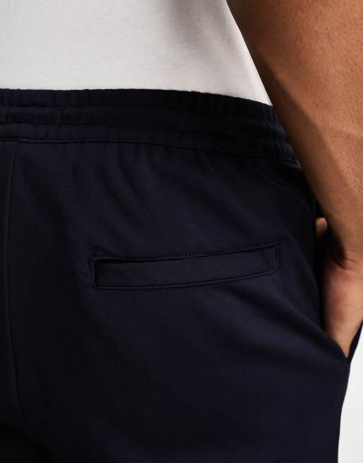 Pantalones tapered azul marino de corte slim de Only & Sons, 5 de 5