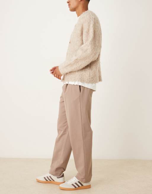 Pantalones tapered marrones extragrandes de ASOS DESIGN, 3 de 5