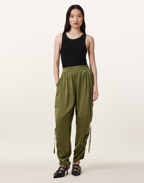 Pantalones verde caqui Kaye de AllSaints - view 1