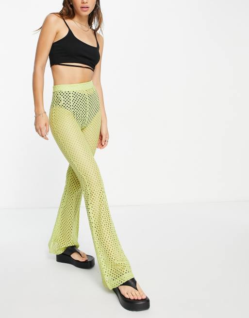 Pantalones festivales de rejilla de NaaNaa ASOS