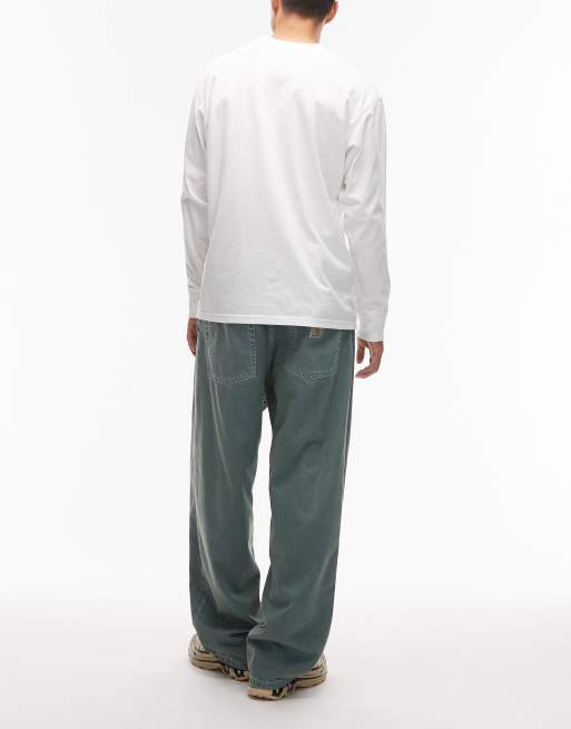 Pantalones verdes holgados Brandon de Carhartt WIP, 2 de 5