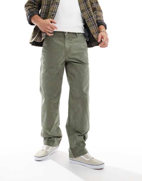 Pantalones verdes holgados de estilo worker de River Island - view 1