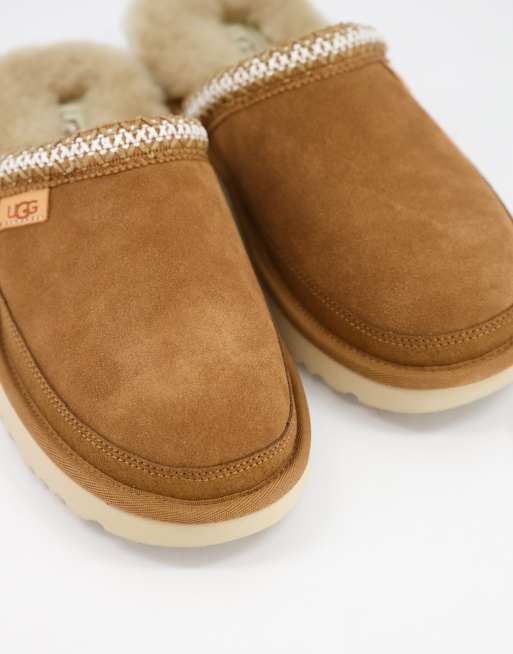 Pantuflas color tostado sin cierres Tasman de UGG, 3 de 4