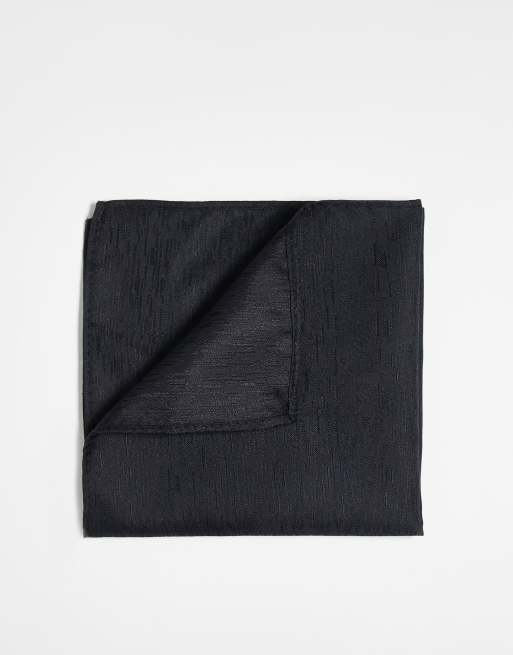 Pañuelo de bolsillo negro de French Connection
