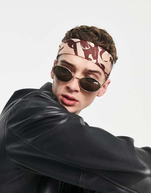 Pañuelo para la cabeza con estampado de vaquero de ASOS DESIGN