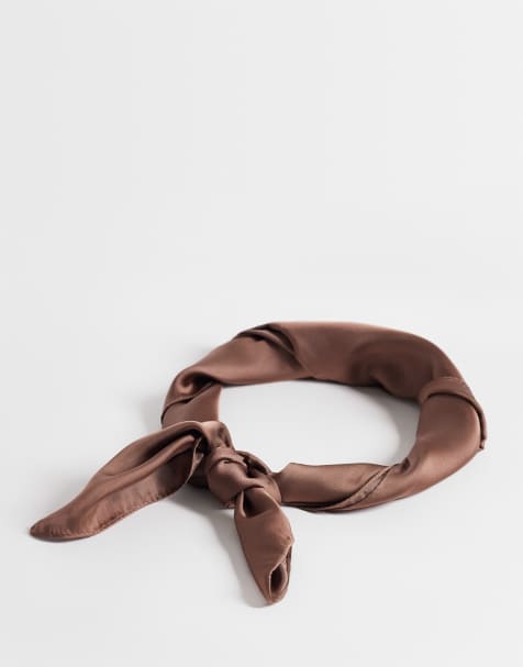 Pañuelo para la cadera marrón oscuro de DesignB London - view 1