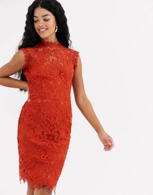 paper dolls lace midi dress