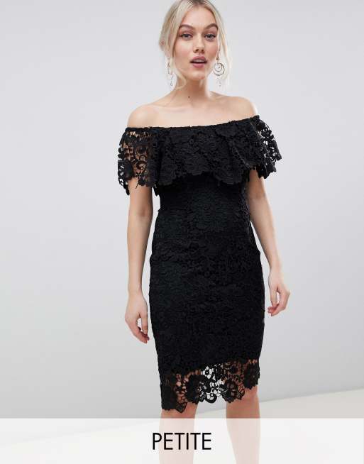 Paper dolls shop lace bardot dress