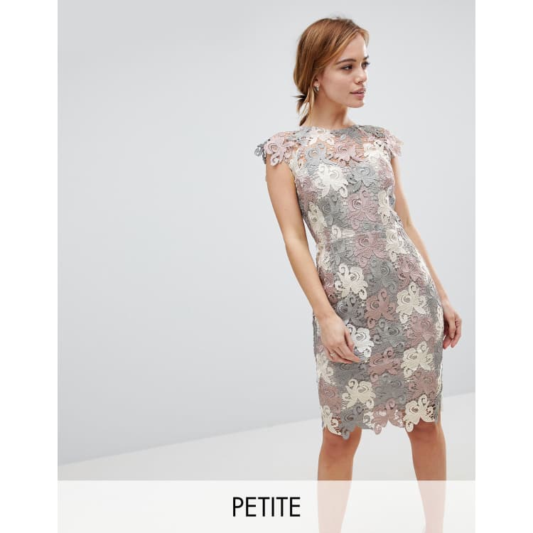 Paper dolls midi lace hotsell dress with scalloped back