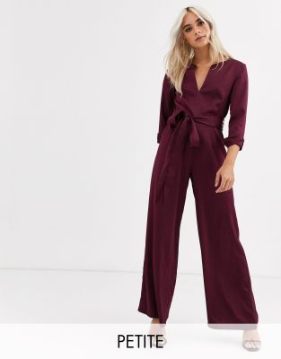 satin jumpsuit petite