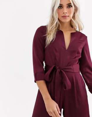 plum jumpsuit