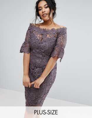 plus size bardot dress