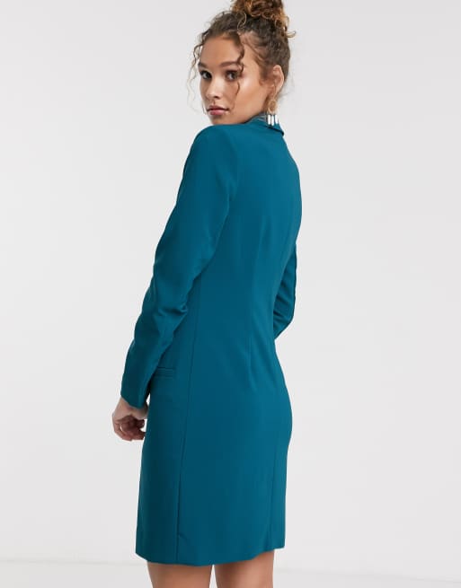 Robe dore ou online bleu