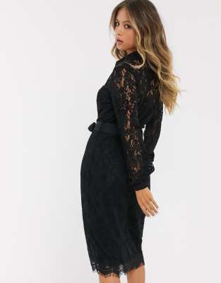 paper dolls lace shirt dress