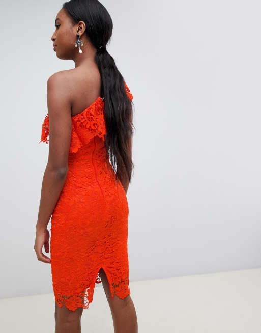 Paper dolls sale orange lace dress