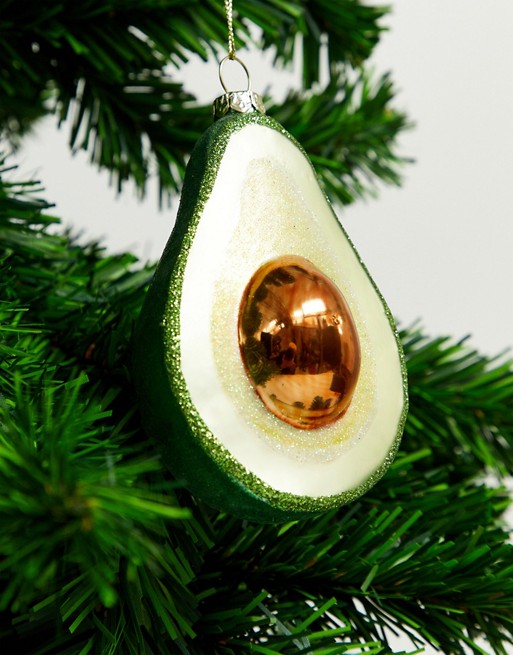 Paperchase avocado Christmas tree decoration