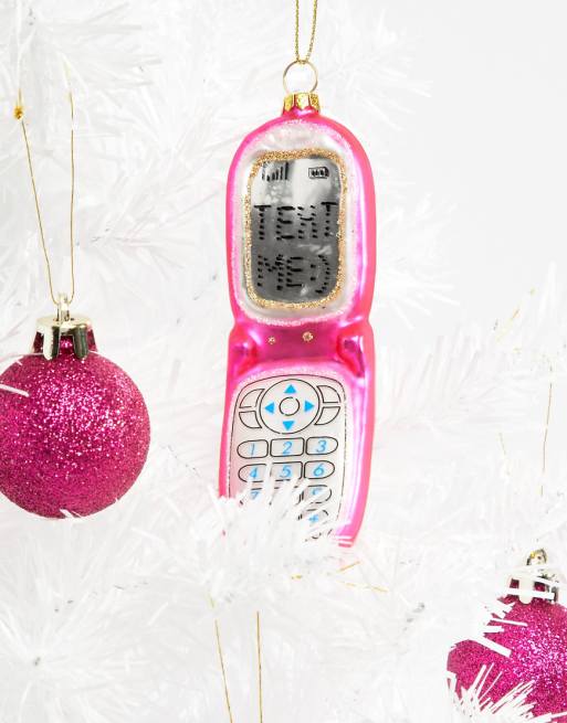 Paperchase Christmas flip phone bauble decoration ASOS Paperchase Christmas flip phone bauble decoration ASOS