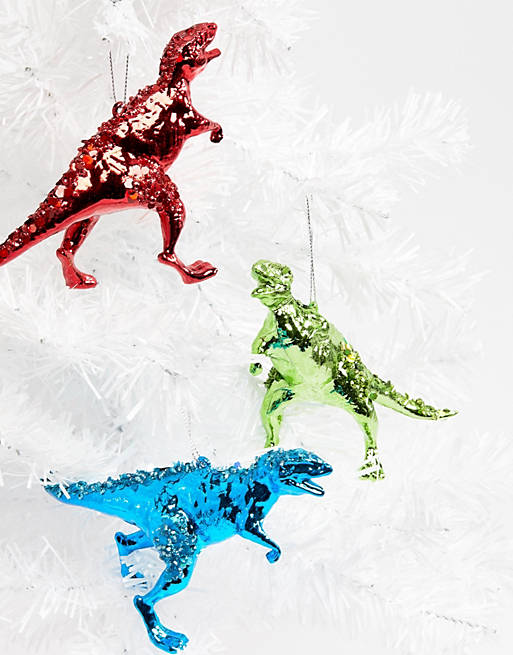 Paperchase - Décorations de Noël forme T-Rex