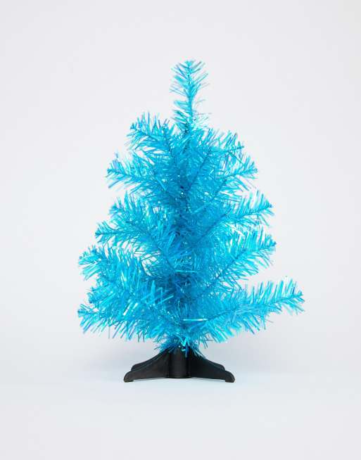 Immagini Natale Blu.Paperchase Decorazione Con Albero Di Natale Blu Da 1 Piedi Asos