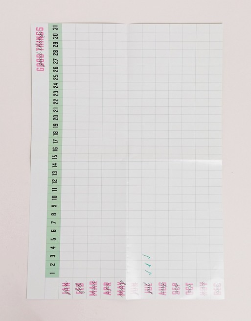 Paperchase dorm wall planner
