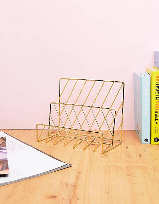 Paperchase Gold Paper Rack