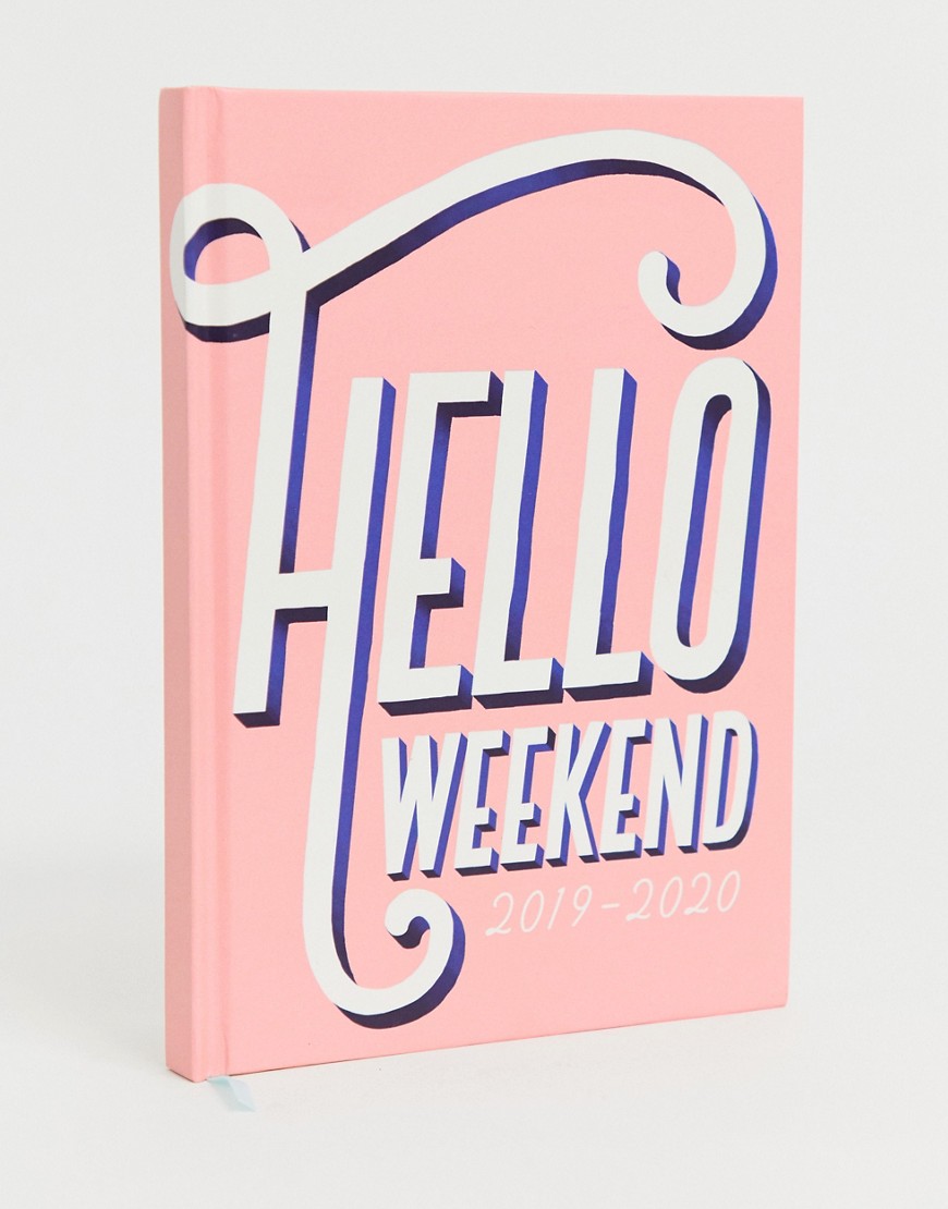 Paperchase - Hello Weekend halfjaaragenda-Multi