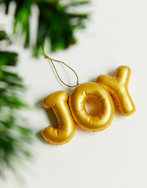 Paperchase inflatable joy Christmas tree decoration