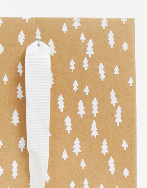 Paperchase kraft medium gift bag ASOS