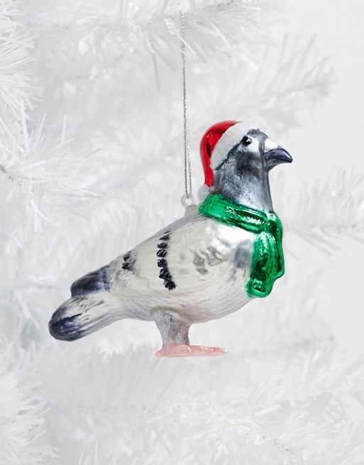 Paperchase pigeon Christmas tree decoration