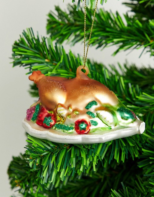 Paperchase roast turkey Christmas tree decoration