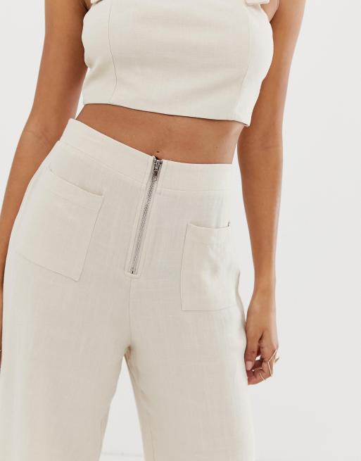 Parallel pants with sales top