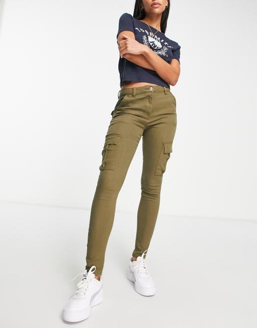 Pantalon best sale skinny cargo