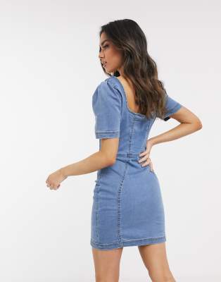 parisian denim dress