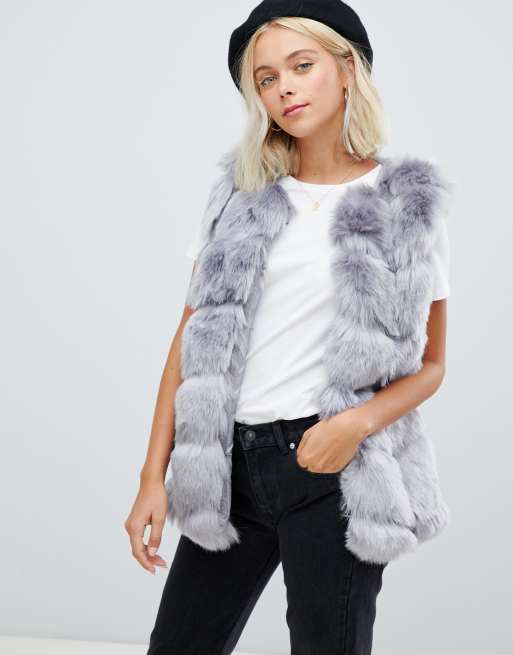 Asos faux hotsell fur vest