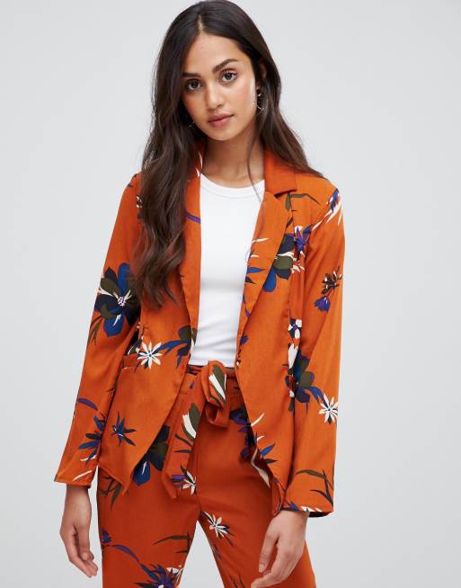 Parisian floral blazer