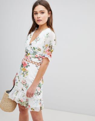 parisian floral dress