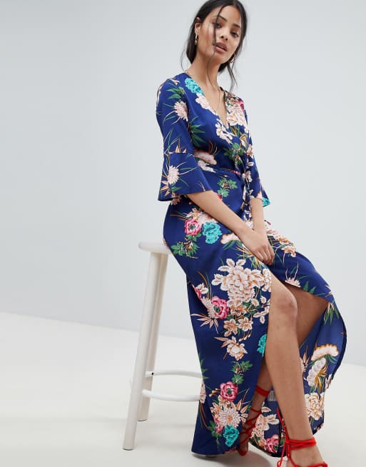 Asos parisian floral discount dress