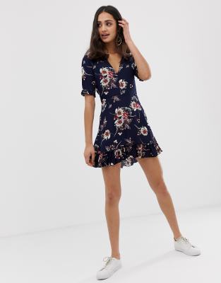 asos parisian floral dress